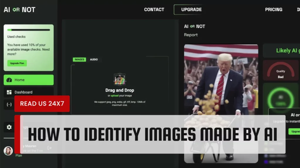 How to Identify Images Made by AI