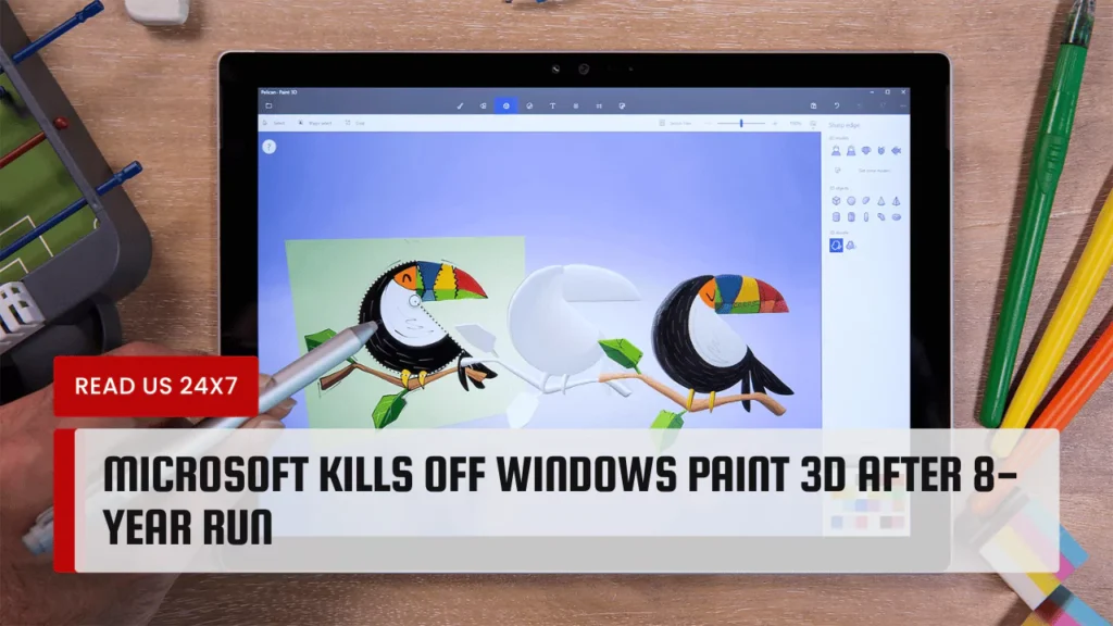 Microsoft Kills Off Windows Paint 3D After 8-Year Run