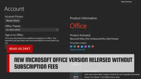 New Microsoft Office Version Released Without Subscription Fees