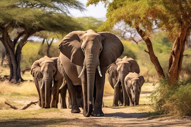 Elephant - Shade Trees