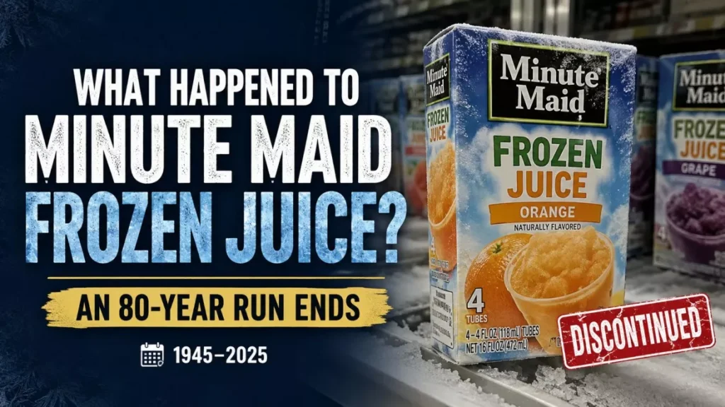 What Happened to Minute Maid Frozen Juice