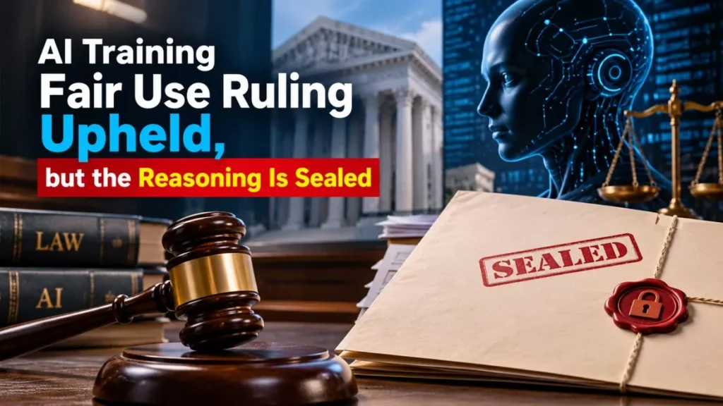 AI Training Fair Use Ruling Upheld