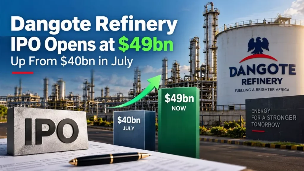 Dangote Refinery IPO Opens at $49bn