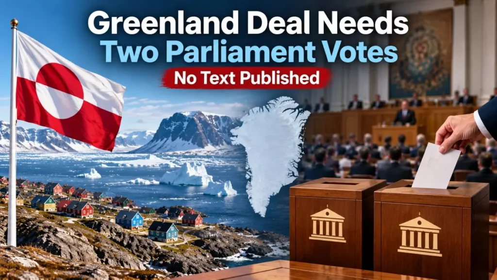 Greenland Deal Needs Two Parliament Votes
