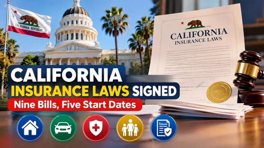 California Insurance Laws Signed