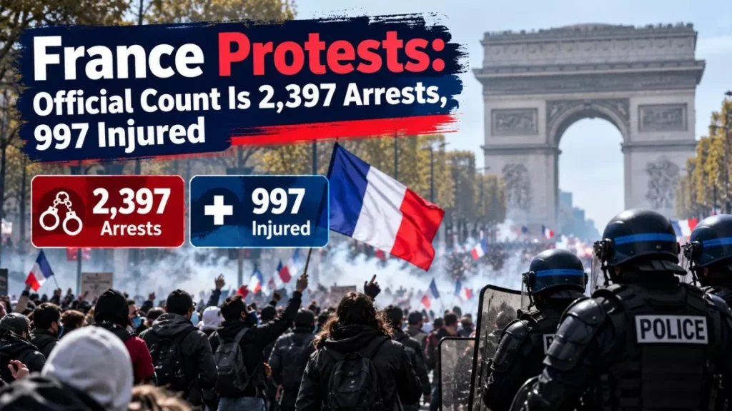 France Protests_ Arrests and Injuries