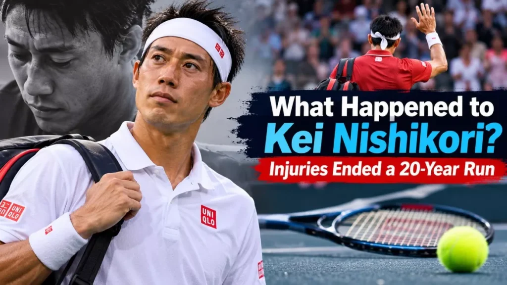 Kei Nishikori’s Tennis Journey Ends