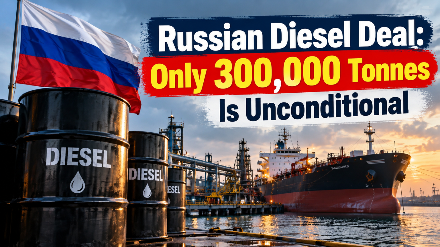 Russian Diesel Deal at Sunset
