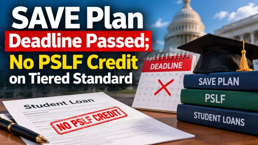 SAVE Plan Deadline Passed