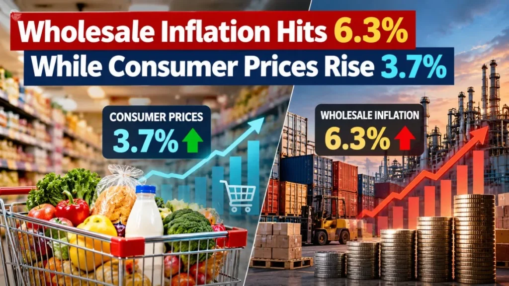 Wholesale Inflation Hits 6.3%