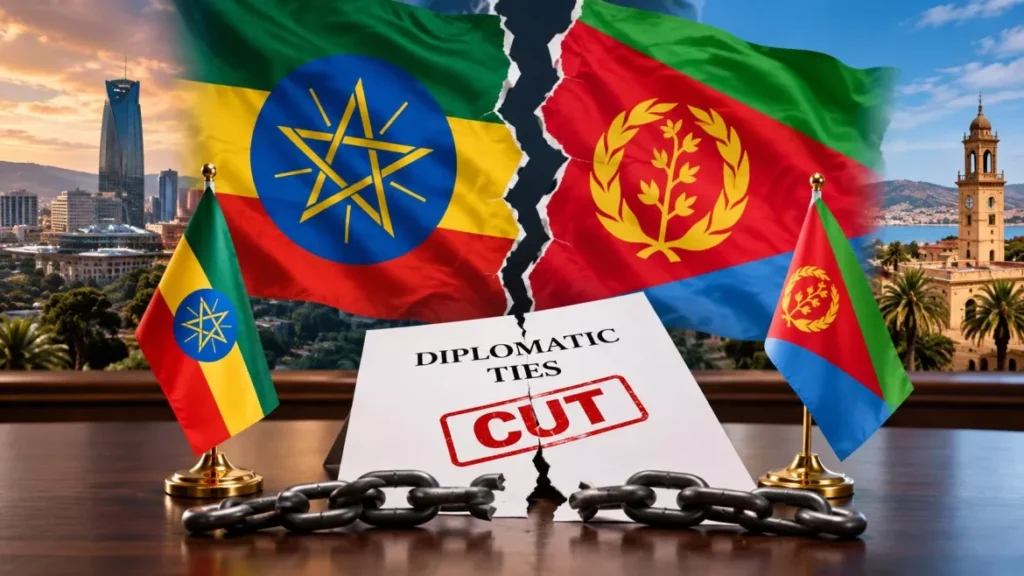 Ethiopia Eritrea Diplomatic Ties Cut